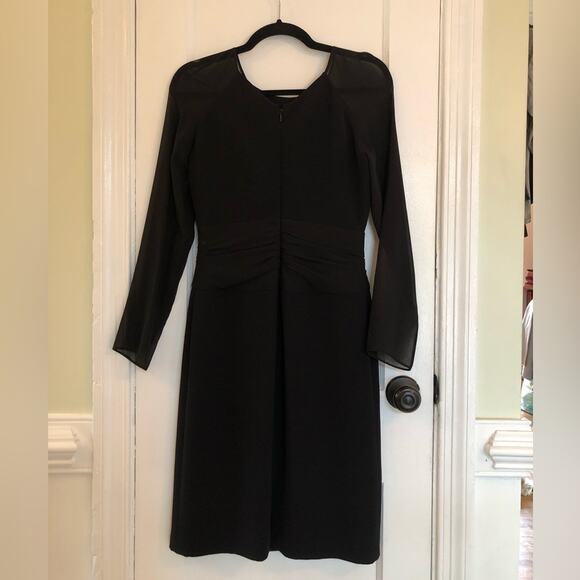 Giorgio Armani Black Silk Chiffon Dress - Picture 4 of 11